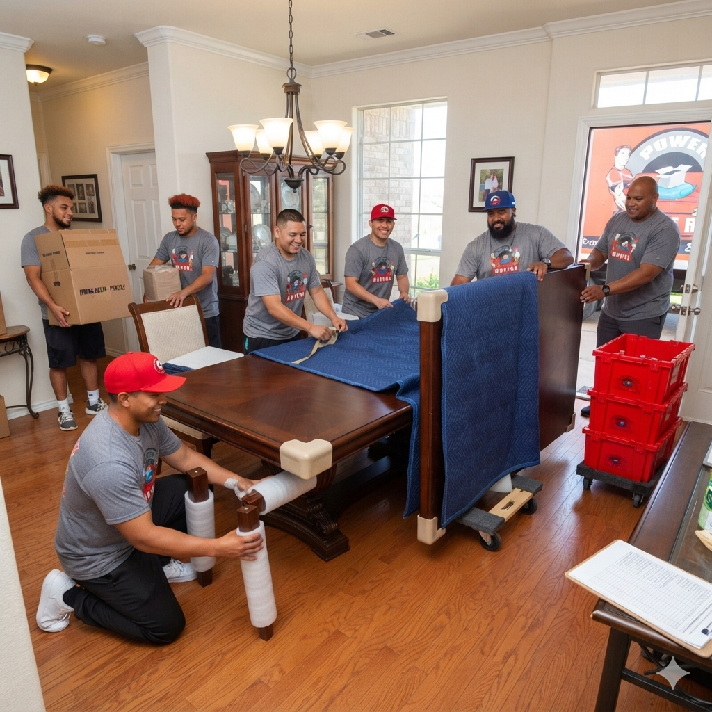 How to Move a Dining Table by Yourself