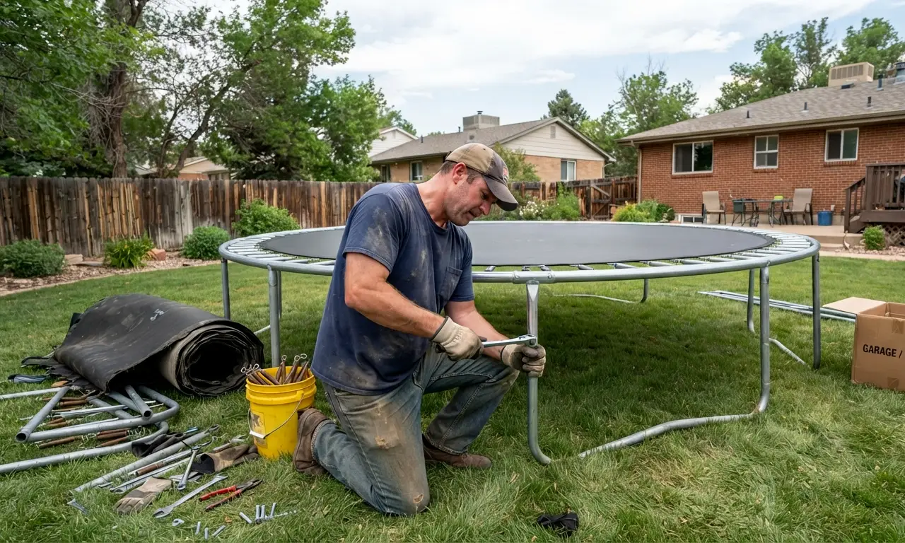 How to Move a Trampoline