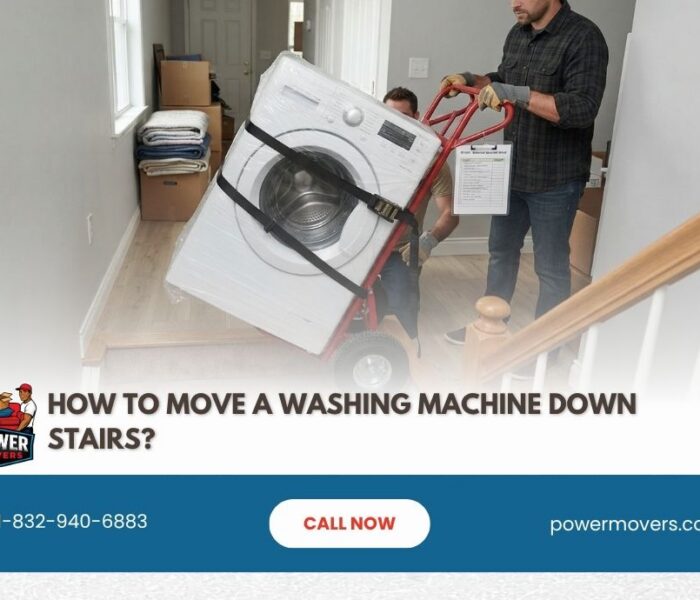 How to Move a Washing Machine Down Stairs