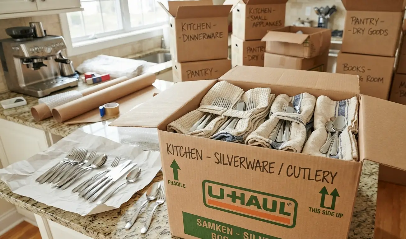 How to Pack Silverware for Moving