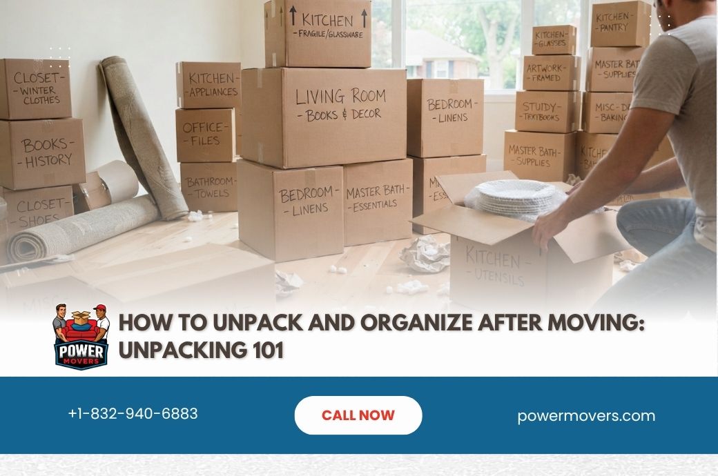 How to Unpack and Organize After Moving_ Unpacking 101